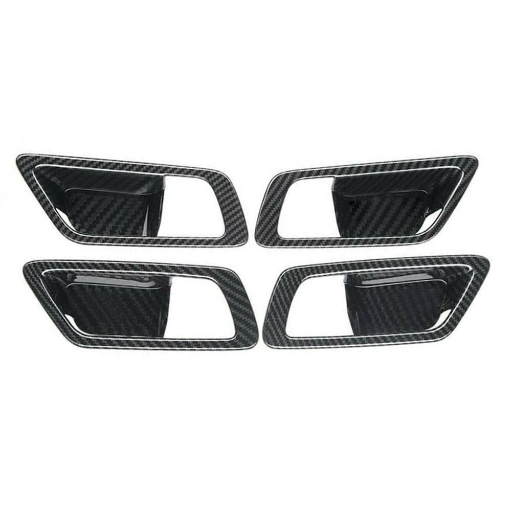 MCQNDS Innentürgriffe Für Toyota CHR C-HR 2016-2021 4Pcs ABS Carbon Fiber Innen Türgriff Abdeckung Trim Auto Zubehör