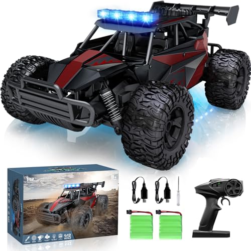 SmGily Remote Control Car, 33KM/H High Speed 1:12 Scale Off-Road RC Monster...