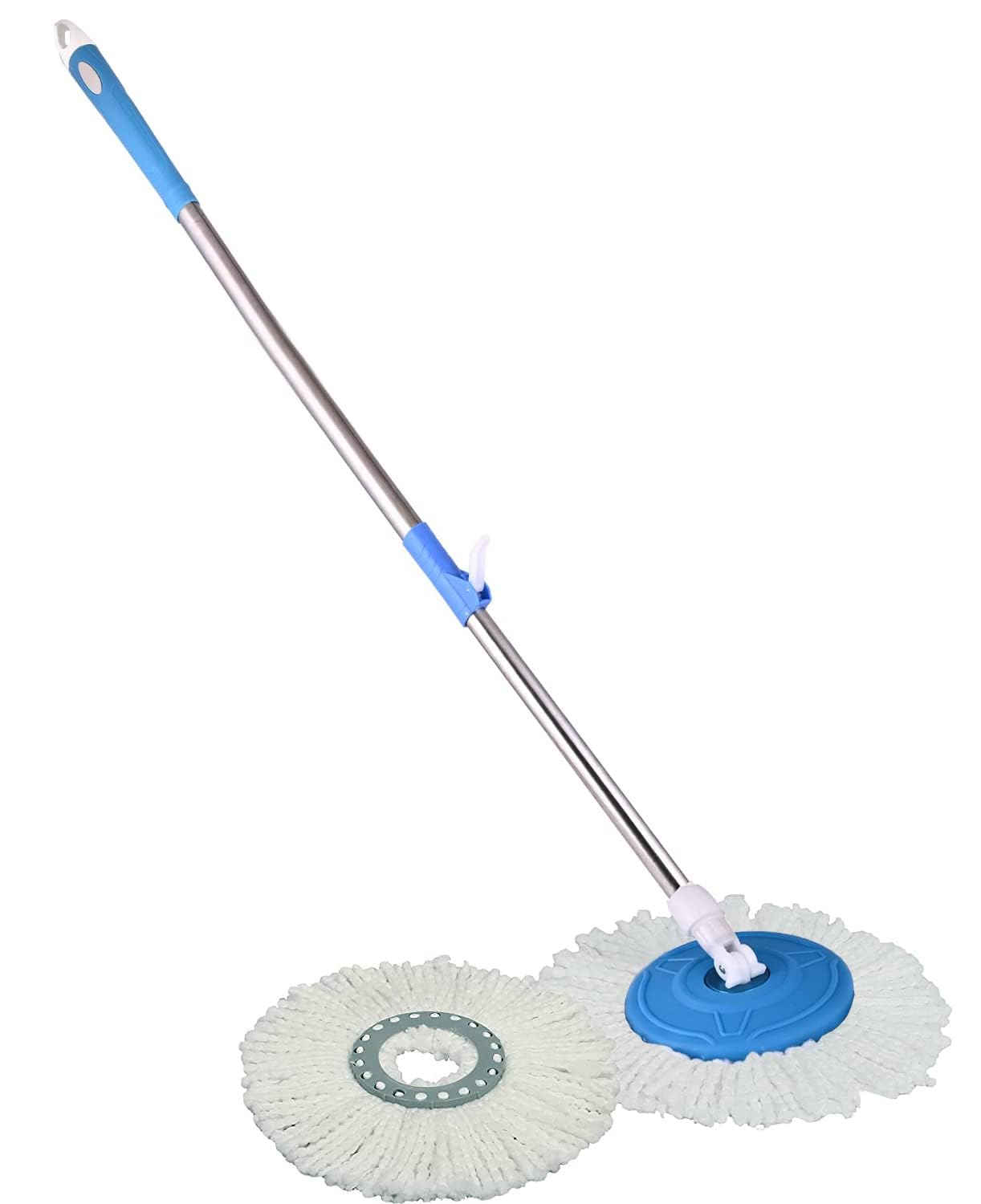 Ephemeral Mop Stick with 2 Refill, Suitable for All Buckets, 44" Inch Long Extendable Mop Rod Dry & Wet Pocha for Floor Cleaning for Home - (Random Color) (B0CJYLLSD6) Amazon Price History, Amazon Price Tracker