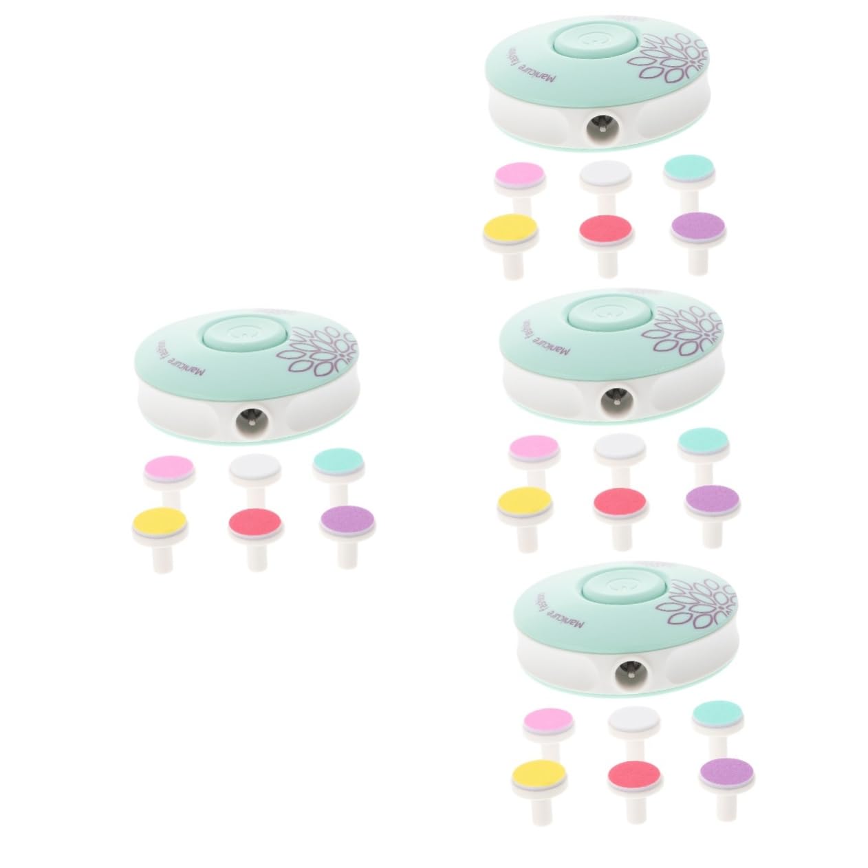 UPKOCH 4 Juegos De Amoladora De Uñas Eléctrica Herramienta De Manicura Esmalte De Uñas Infantil Traje Para Niños Trajes Para Niños Pequeños Cortaúñas Kit De Cosmetología Cortaúñas