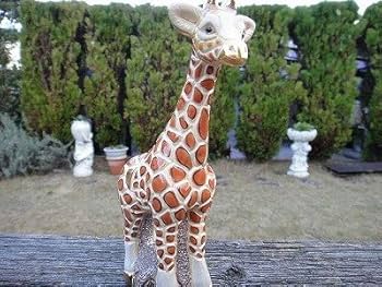 Amazon.co.jp: リンコナダ キリン親 F142 動物 陶器 置物 きりん