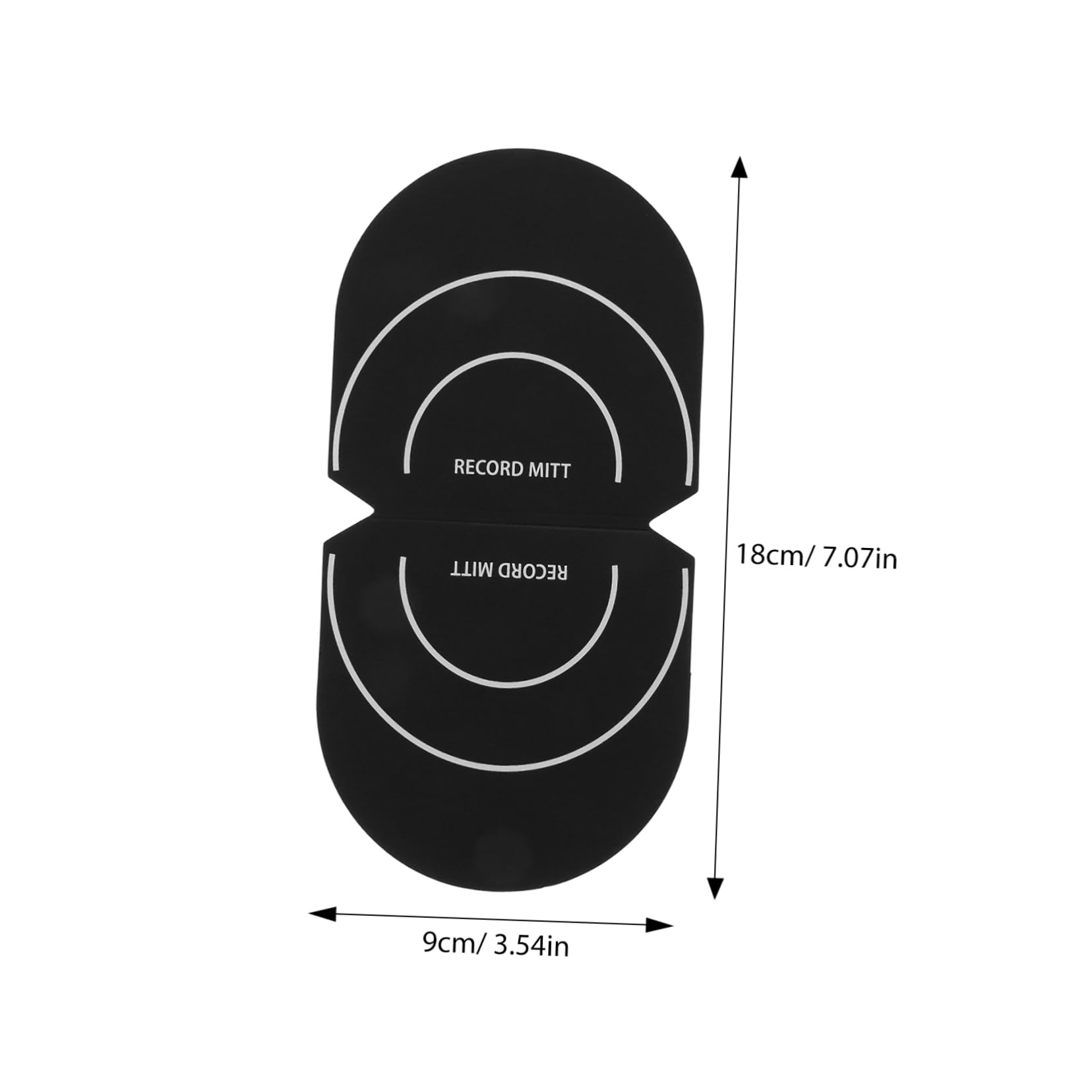 BESTonZON 2pcs Vinyl Record Handler Mitts for Safe Grip and Cleaning Lightweight and Compact Design Vinyl Record Cleaning Supplies to against Fingerprints and