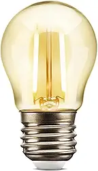 Lâmpada Filamento LED G45 2W 2200K Elgin Bivolt Ambar Luz Amarela Quente - Vintage, Retrô, Decoração