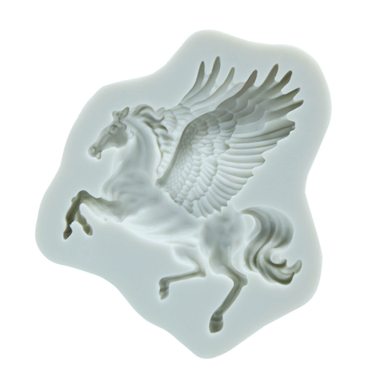 Kalttoy Baking Cake Molds Silicone Fondant Bakeware Flying Horse Shaped Baking Gadgets for Kitchen Cake Decorations Silicone Candy Molds