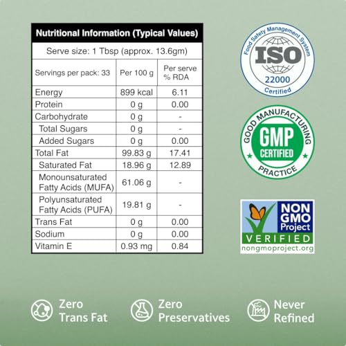 Image of Gramiyaa Cold Pressed Groundnut Oil 500 Ml | Traditionally Extracted | Chemical-free, Zero Trans-fat Cooking Oil | Unrefined Oil | Kachi Ghani Peanut oil for Cooking