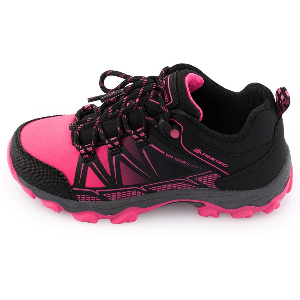 Alpine Pro FARO Unisex Niños Senderismo Zapatos Activos Zapatos de Trekking Ligeros Zapatos de Exterior Zapatos de Senderismo Duraderos Zapatos de Caminar Transpirable Tejido Exterior Softshell Base