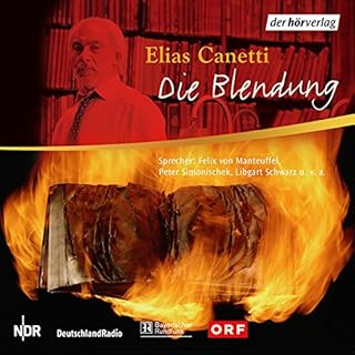 Die Blendung Audiolivro Por Elias Canetti capa