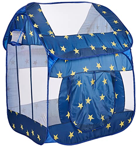 Amazon Brand – Jam & Honey Theme Big Foldable Popup Tent – Blue for Kid