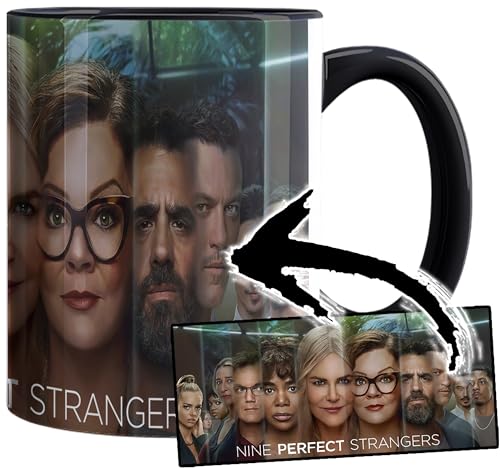 Nine Perfect Strangers Nicole Kidman Melissa Mccarthy Tasse Innen & Henkel Schwarz Keramikbecher Mug für 14,99 EUR bei amazon.de Bild: Nine Perfect Strangers Nicole Kidman Melissa Mccarthy Tasse Innen & Henkel Schwarz Keramikbecher Mug für 14,99 EUR bei amazon.de