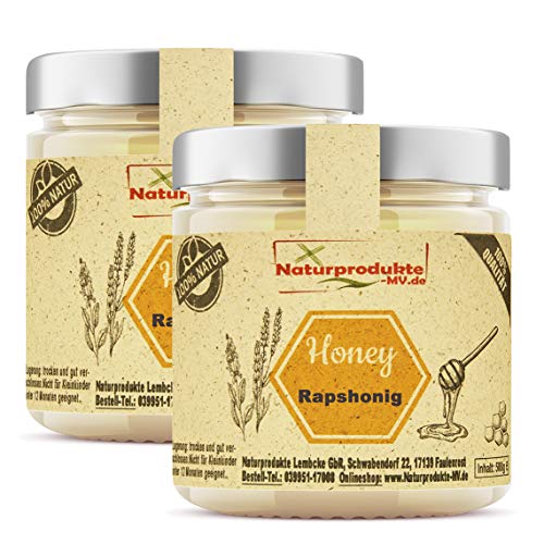 Rapshonig 2x500g Raps Herkunft: Deutschland Raps Blütenhonig Honig Cover