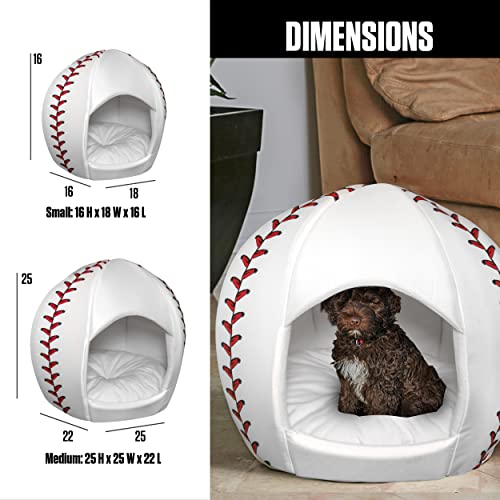 Maccabi 8871 Art Baseball Dog Bed - Sports Themed Pet Bet thumb #4