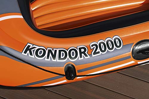 Bestway Schlauchboot-Set, Kondor 2000, 188 x 98 x 30 cm, für 1 Erwachsenen + 1 Kind