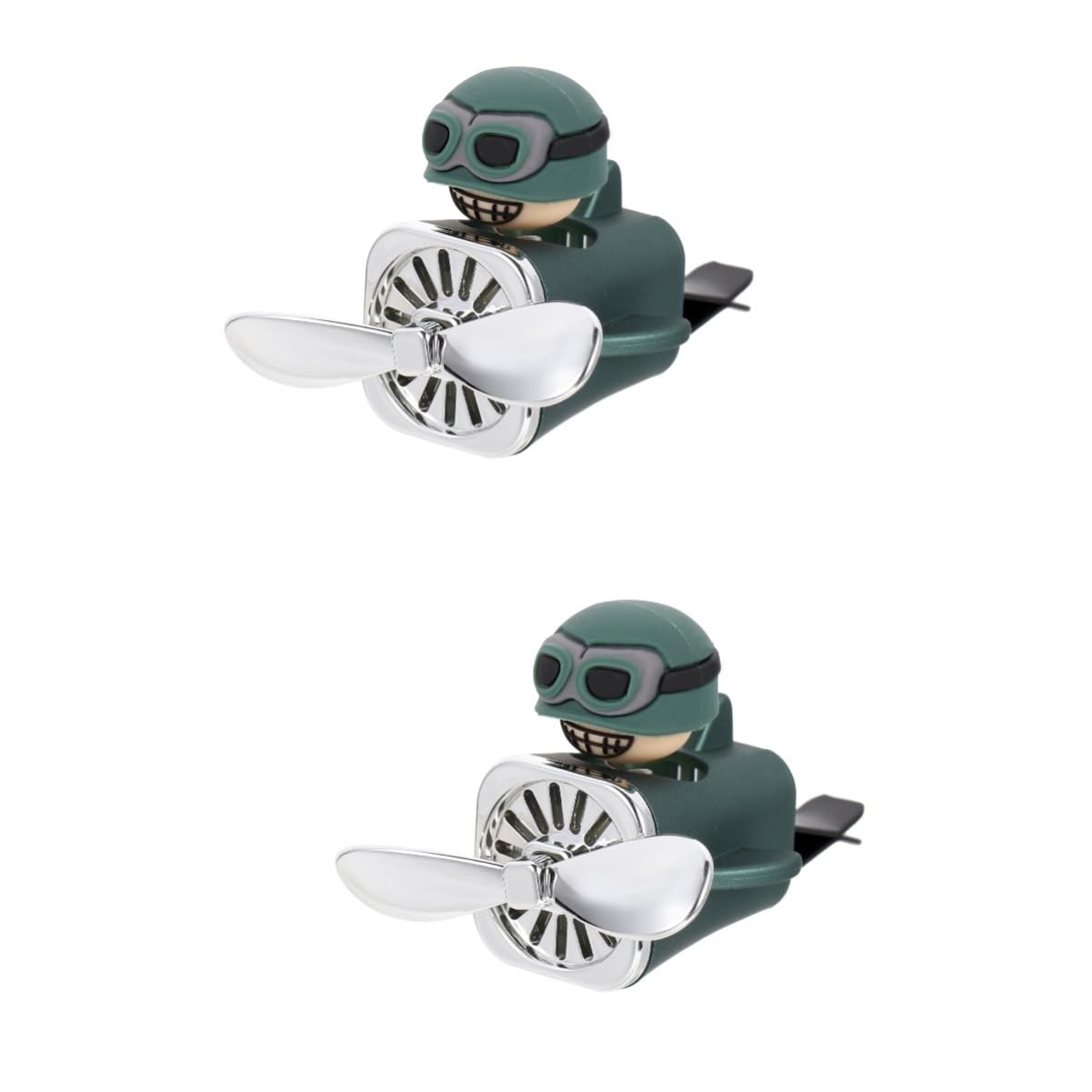Mobestech 2pezzi Diffusore Aromatico Per Auto Cartoon Con Clip Per Uscita Decorazione Per Interni Auto Facile Installazione Copertura Odori Sgradevoli Da Aromi Design Unico e Divertente Per
