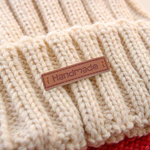 100 Stuks Leren Naai-etiketten Handgemaakte Lederen Labels Handgemaakte Kledinglabels Handgemaakte Naai-etiketten Leer… - Afbeelding 7