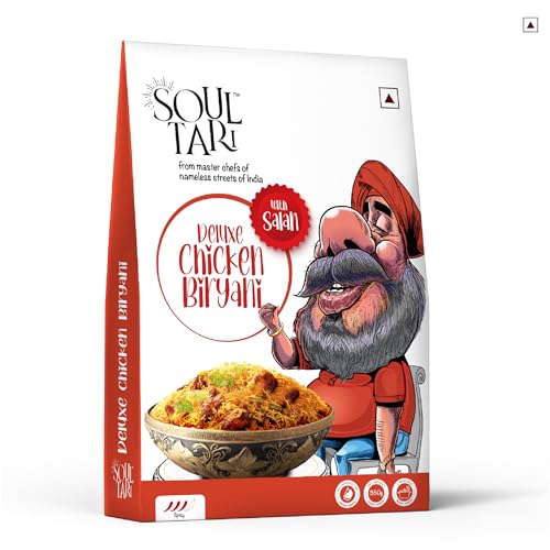 SOULTARI Ready To Eat Deluxe Chicken Biryani With Salan | Just He...