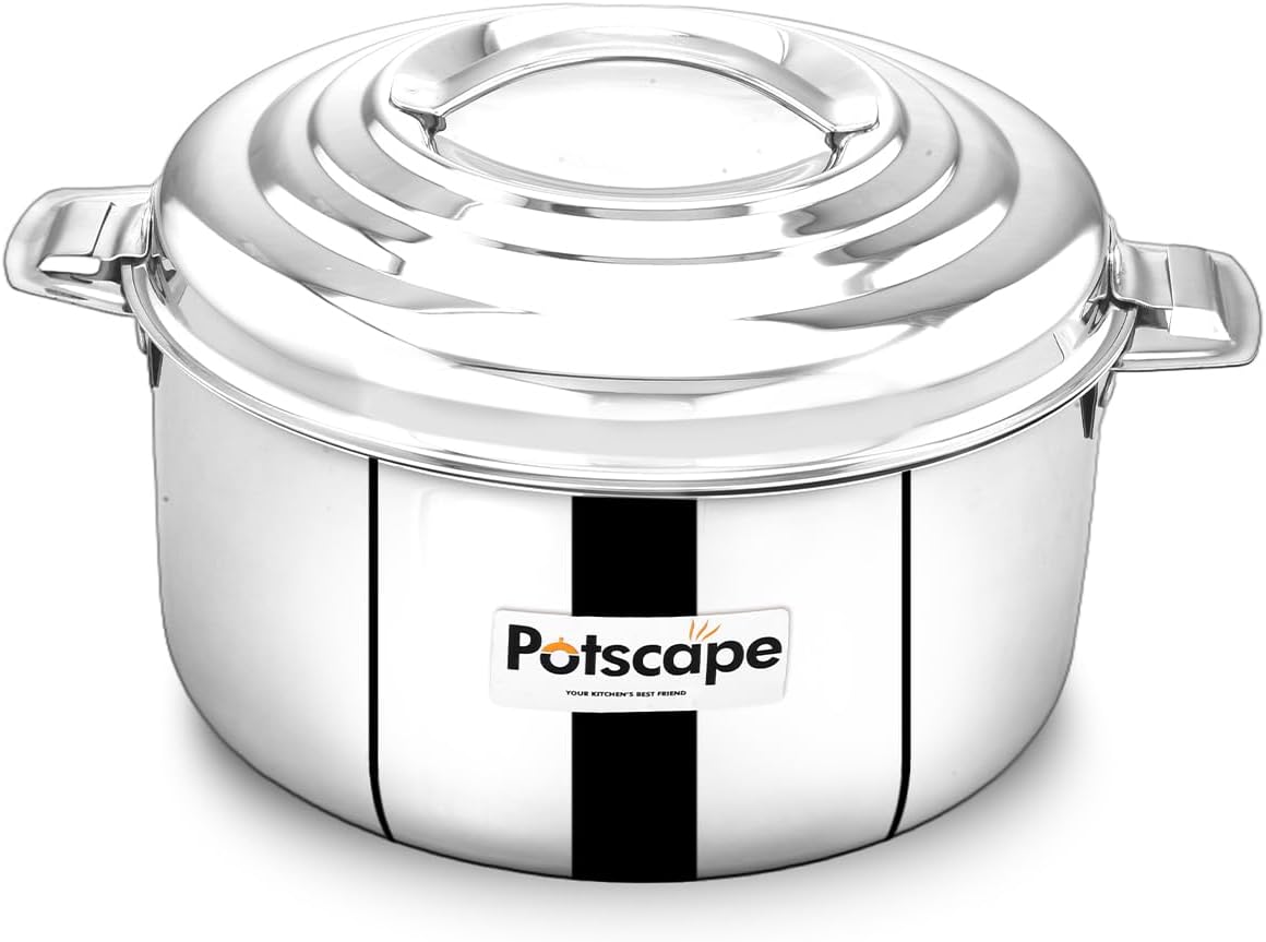 - Regal Hot Casserole 500 ml | Unique Locking System | Long-Lasting Freshness | Spreads Heat Evenly | Stainless Steel Insulated Casserole Hotpot | Lightweight HotPot | Dishware Safe