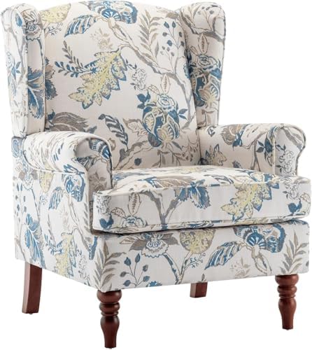 EROMMY Floral Accent Chair, Comfortable High Back Upholstered Arm...