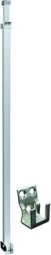 Prime-Line U 9920 - Barra de seguridad para puertas corredizas de patio, ajustable, construcción de aluminio con acabado de aluminio (paquete