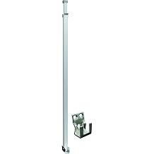 Prime-Line U 9920 Security Bar For Sliding Patio Doors, Adjustable, Aluminum Construction With Aluminum Finish Single Pack