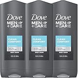 Dove Men + Care Body & Face Wash, Clean Comfort 13.50 oz ( Pack of 3)