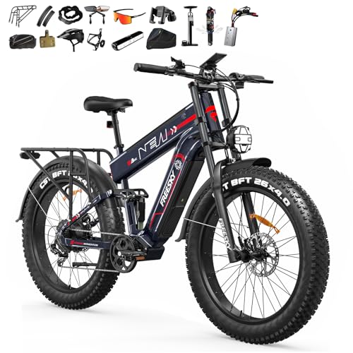 FREESKY Dual Battery 48V 41AH 160 Mile 40MPH Electric Bike