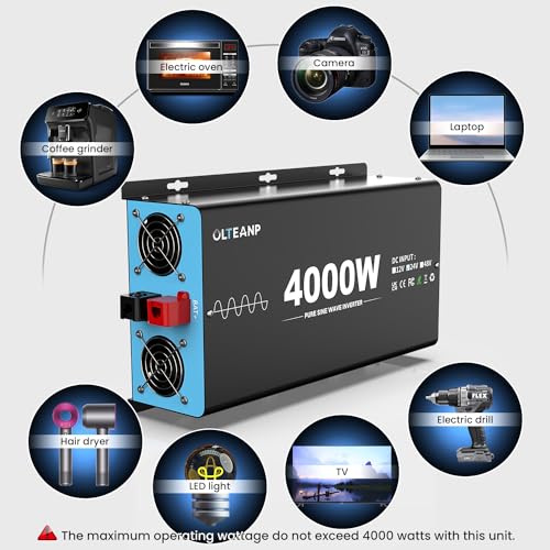 Olteanp 2024 New 24V 4000 Watts Pure Sine Wave Inverter thumb #4