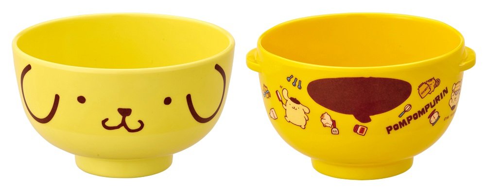 Amazon｜スケーター (skater) メラミン 茶碗 & 汁椀 セット ポムポム
