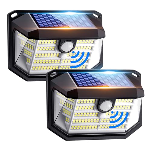 Luces Solares LED Exterior 230LED/2200LM 2 Paquete