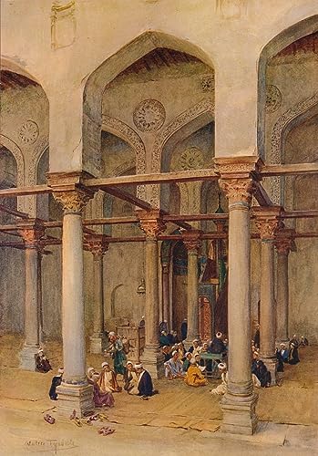 Impression sur toile École arabe Walter Tyndale - Peinture d'art salon 60x90