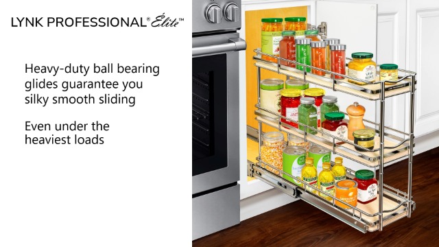Amazon.com: LYNK PROFESSIONAL® Élite™ Pull Out Spice Rack