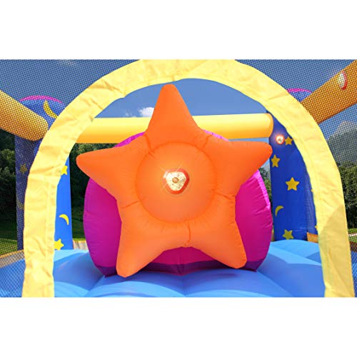 Happy Hop Fantasy Unicorn Inflatable Bouncer with Music Sounds, Multicoloured (8004) - Image 5