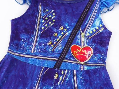 Jurebecia Girls Nightgowns Princess Nightdress Flutter Sleeves Pajamas Sleepwear for Toddler Kids Nightie Dress4