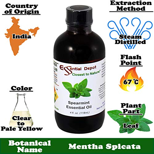 Aceite Esencial de Hierbabuena 4 oz miniatura 2