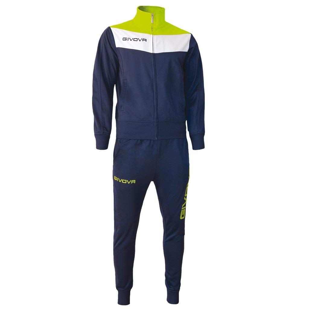 Givova TR024F anzug spielfeld fluo, blau/gelb fluo, XL