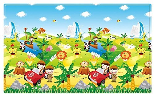 Dwinguler Safari Large Kid's Playmat by