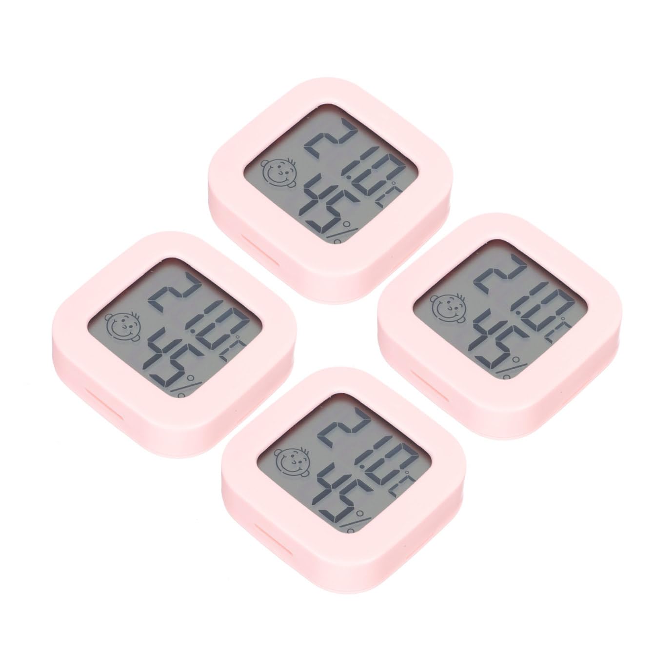 Toyvian 2 Ensembles Thermomètre Électronique Domestique Jauge De Température Numérique Hygromètre D'ambiance Hygromètre Numérique Hygromètre Domestique Abdos Couleur Aléatoire 4 Pièces * 2