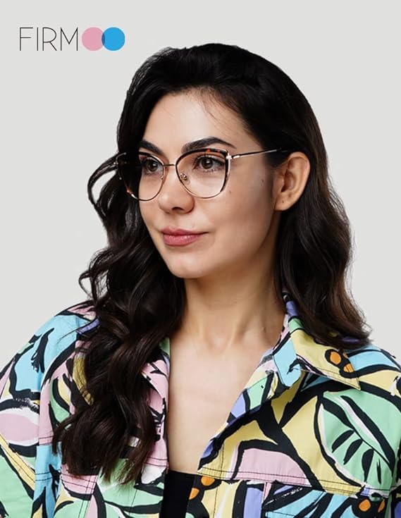 Miniatura 4 de Firmoo Lentes de bloqueo de luz azul, antifatiga ocular, anti dolor de cabeza, corte UV, gafas de lectura para computadora Cateye con aumento