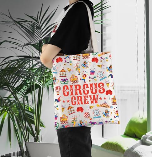 Bolso tote para amantes del circo, regalo para personal del circo, monos, payasos, espectáculo, director de pista miniatura 2