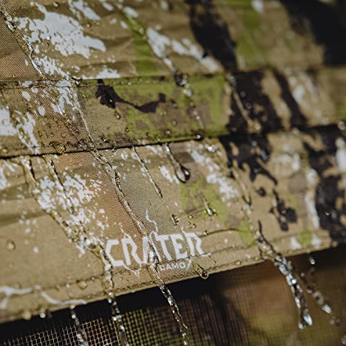 Barronett Blinds Big Mike Portable Hunting Blnid, Tall Hub Blind, Shoot While Standing, Low Profile Windows, 2-Person, 80" x 75" x 75"