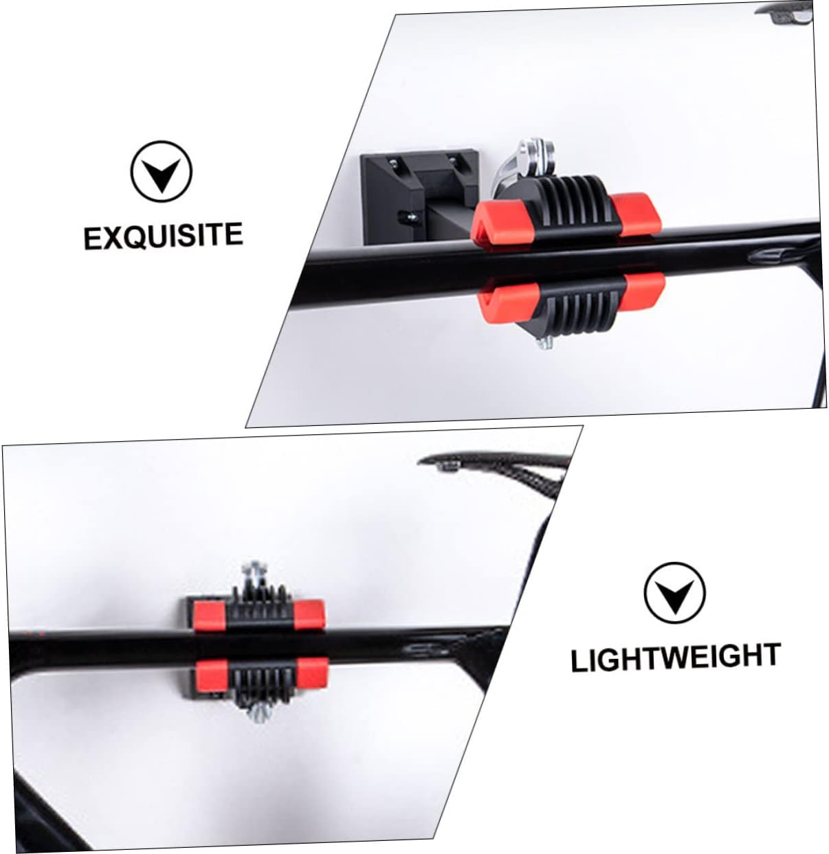 Wall Rack Sturdy Indoor Hanging Bike Mount for Easy Storage and Repair Space-Saving Design for Home Use Includes Pedal Hook for Convenient Access