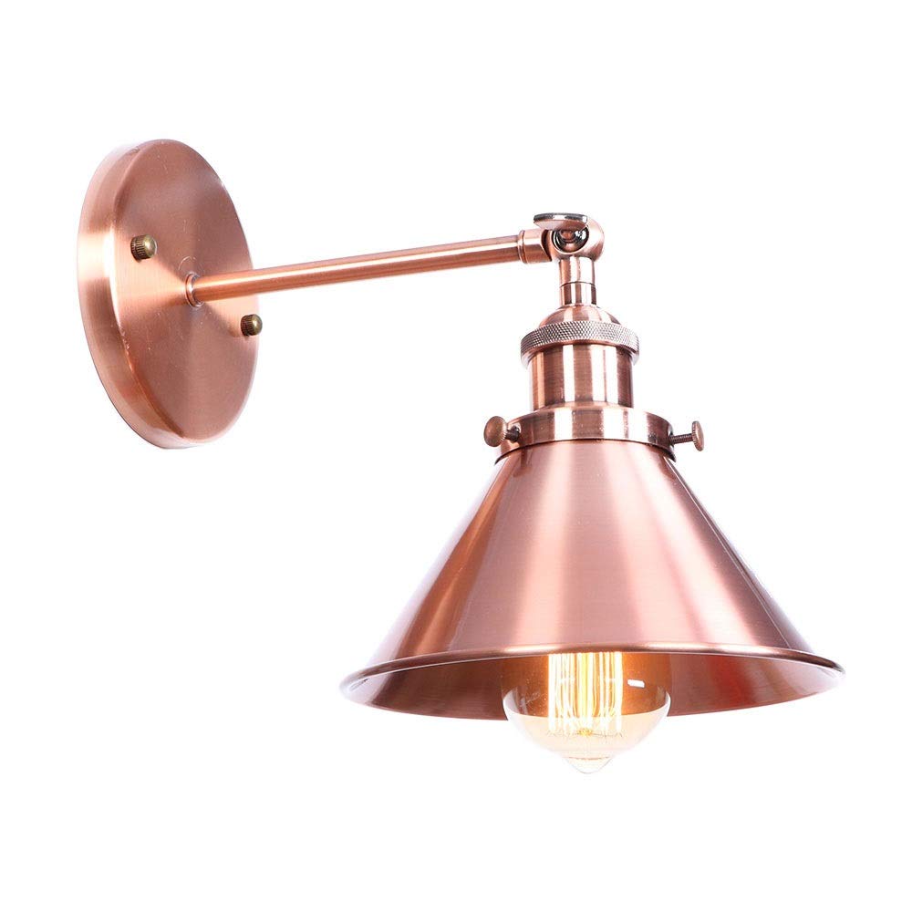 IvyLoutish Modern Wall Light Fabric Rustic Wall Sconces Indoor Wall Lighting Vanity Light for Bathroom Wall Mount Light for Bedroom Living Room Hallway Stairway