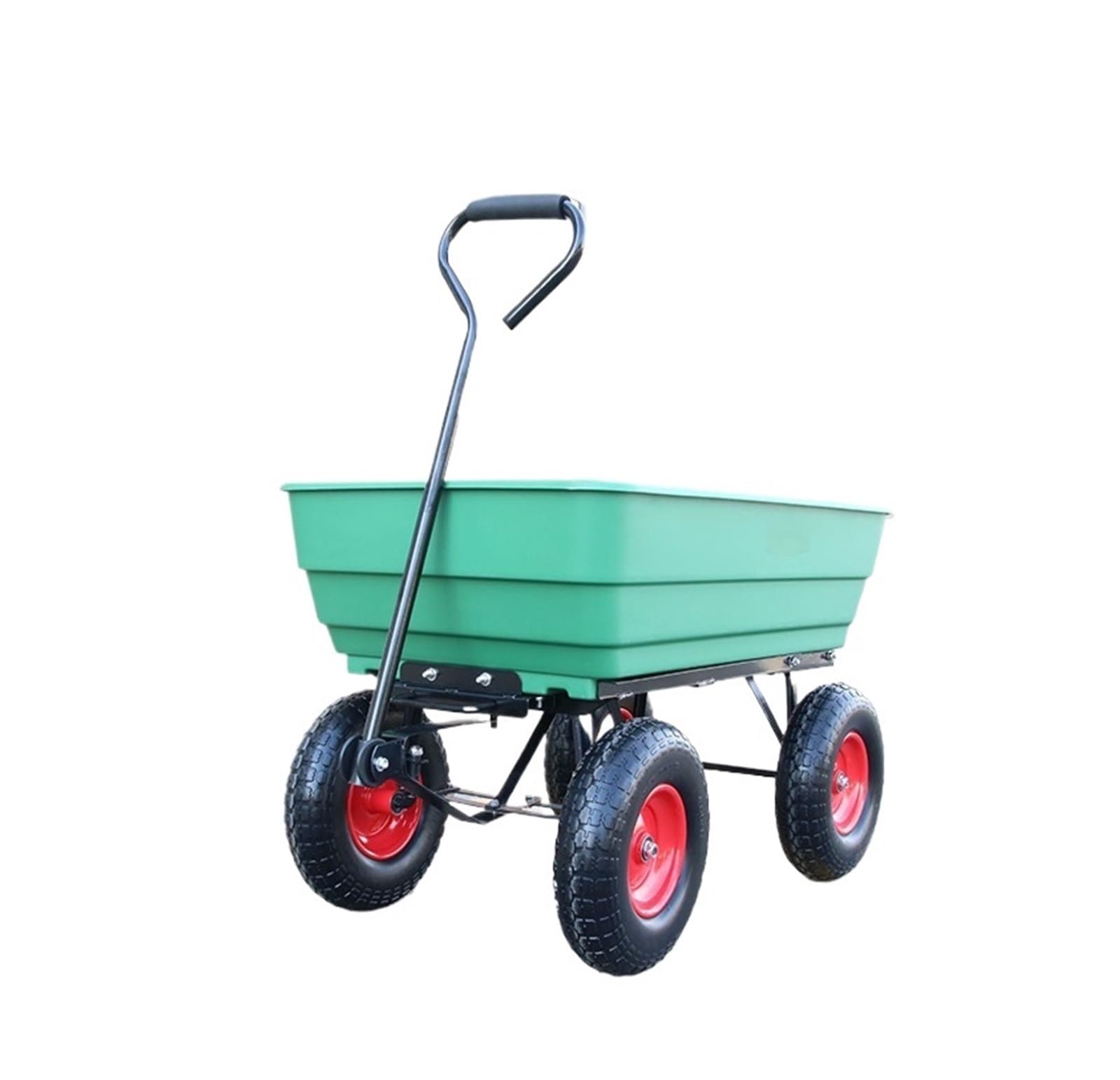 Dump Cart Wagon Wheelbarrow Garden Dump Cart eavy Duty Utility Carts, for Yard Work Courtyards Farm Outdoor