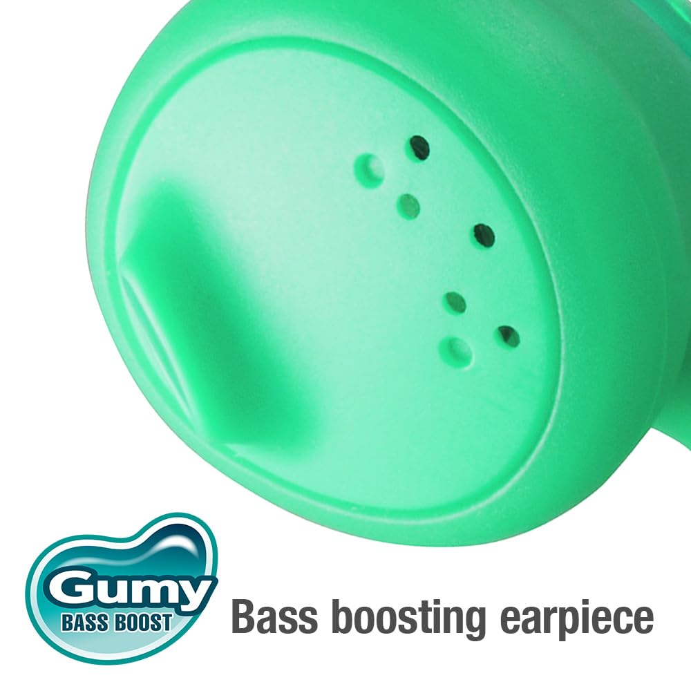 JVC HAF160G Gumy Ear Bud Headphone Green