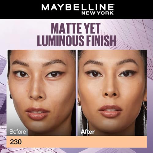 Image of Maybelline New York Super Stay Lumi Matte Liquid Foundation, 230 (Pack of 3)