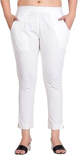 Chiraiyaa Women's Cotton Trouser Pant - Versatile Regular Fit for Office, School, and Casual Wear Price In India