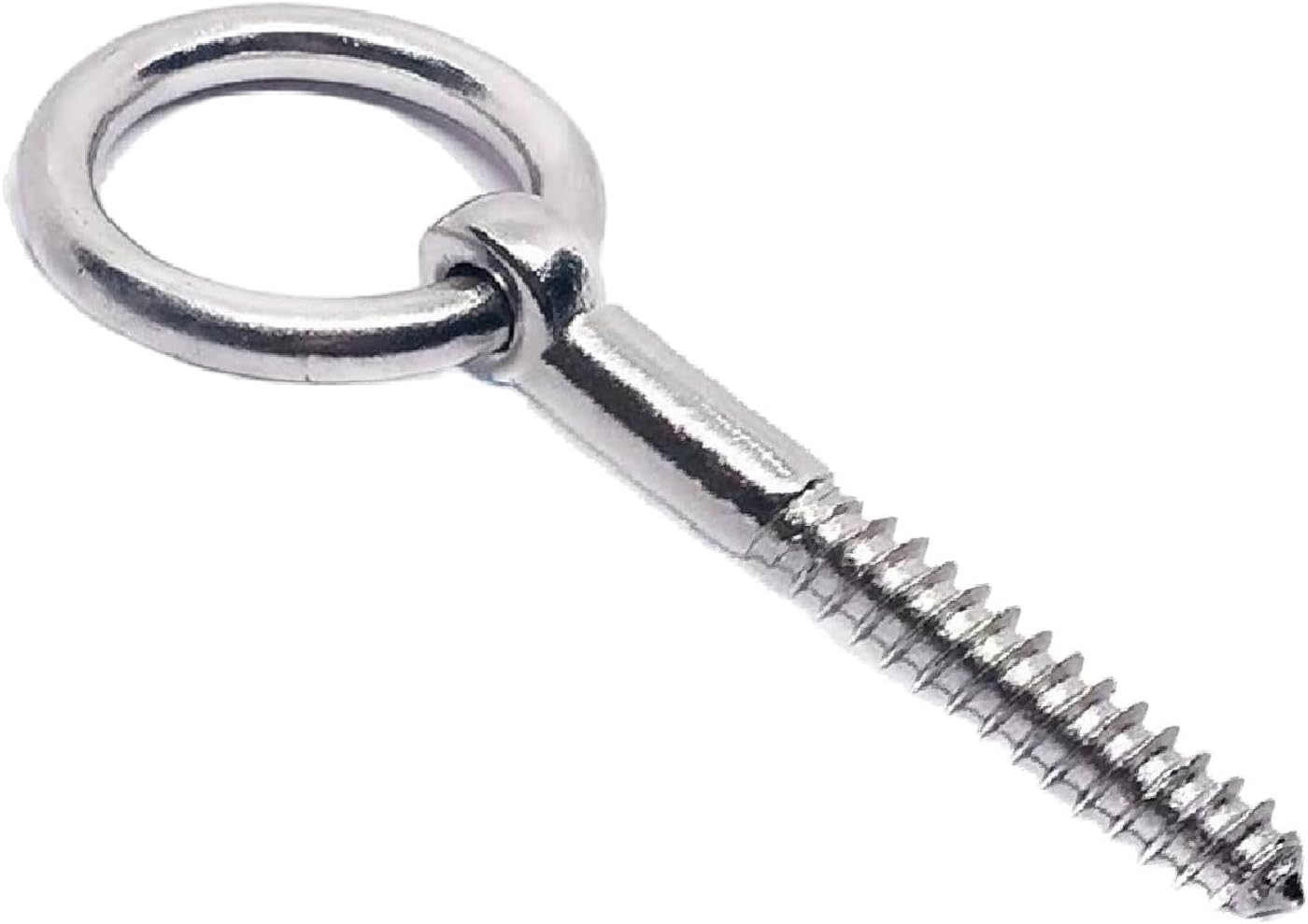 Badem10 Halkalı Metal Paslanmaz M10 Vidalı Gerdirme Sabitleme Çekme Kaldırma Tavan Kancası Asma Kit