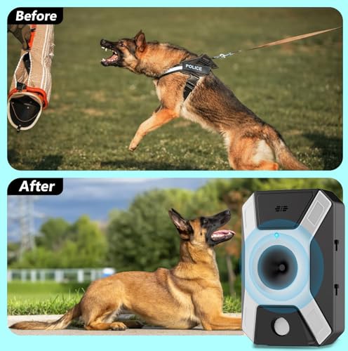 Antibell für Hunde,Wiederaufladbares Antibell für Kleine Mittel Große Hunde,3 Einstellbare Frequenz Automatisches Anti Bellen Gerät,Sicher Hundebellen Stoppen,Ultraschall Hunde Anti Bellen Ger