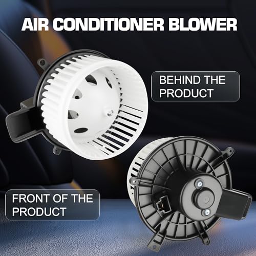 Image of 68029719AB HVAC Heater Blower Motor Compatible with Jeep, for Dodge, for Chrysler Vehicles: Grand Cherokee, Durango 2011-2021, Grand Caravan 2008-2020, Town & Country 2008-2016, Front Side