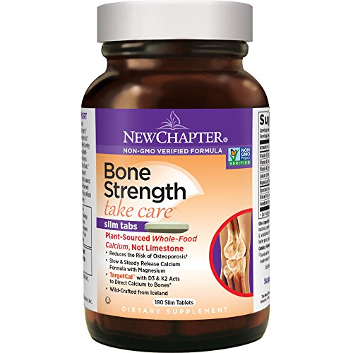New Chapter Calcium Supplement – Bone Strength Whole Food Calcium with Vitamin K2