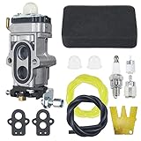 NICHEFLAG WYA-44 Carburetor Replaces Husqvarna 581177001, 579629701, 505183101, 521631601, Walbro WYA-56, WYA-77 for Husqvarna 150BT, 350BT and RedMax EBZ8500, EBZ8500RH, EBZ8000, EBZ7001 Leaf Blowers